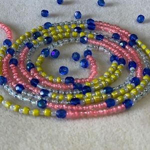One 2strand handmade waistbeads